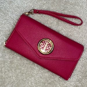 Large Pink Wristlet NWOT